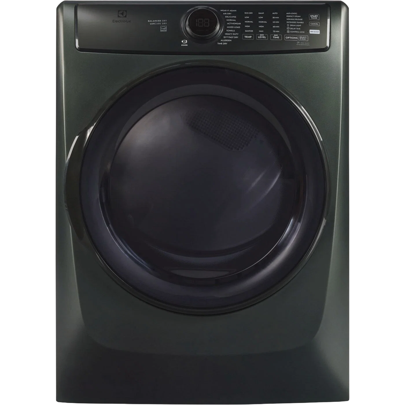 Contemporary Front Load Steam™ Electric Dryer with Balanced Dry™ and Instant Refresh – 8.0 Cu. Ft. Effective