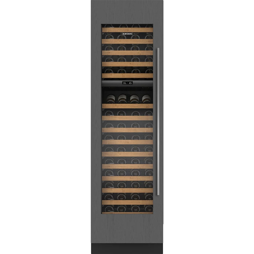 High-Performance Sub-Zero 24 Wine Storage – Left Hinge Relaxed