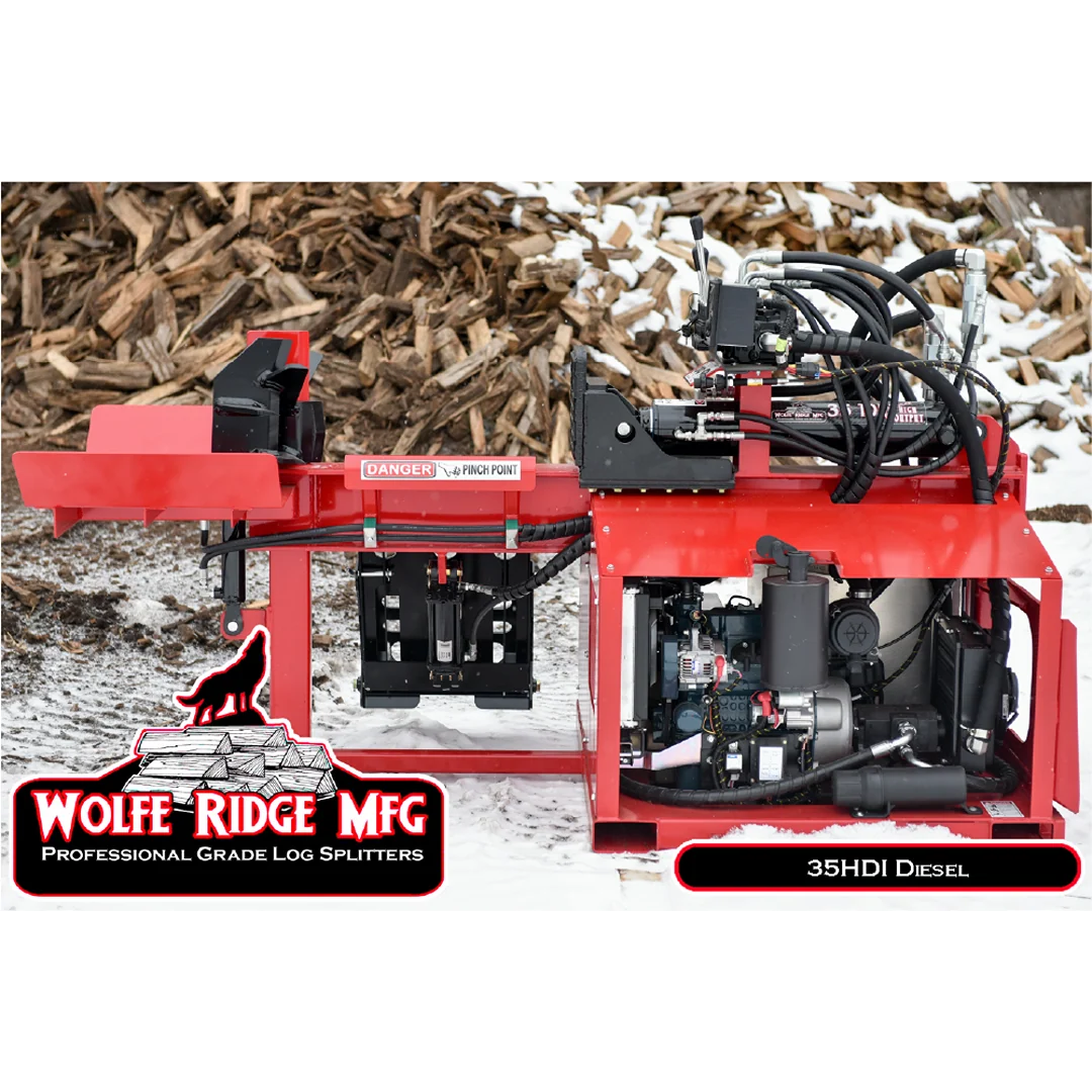 Fine Wolfe Ridge 35 Ton Heavy-Duty Industrial Log Splitter Soft