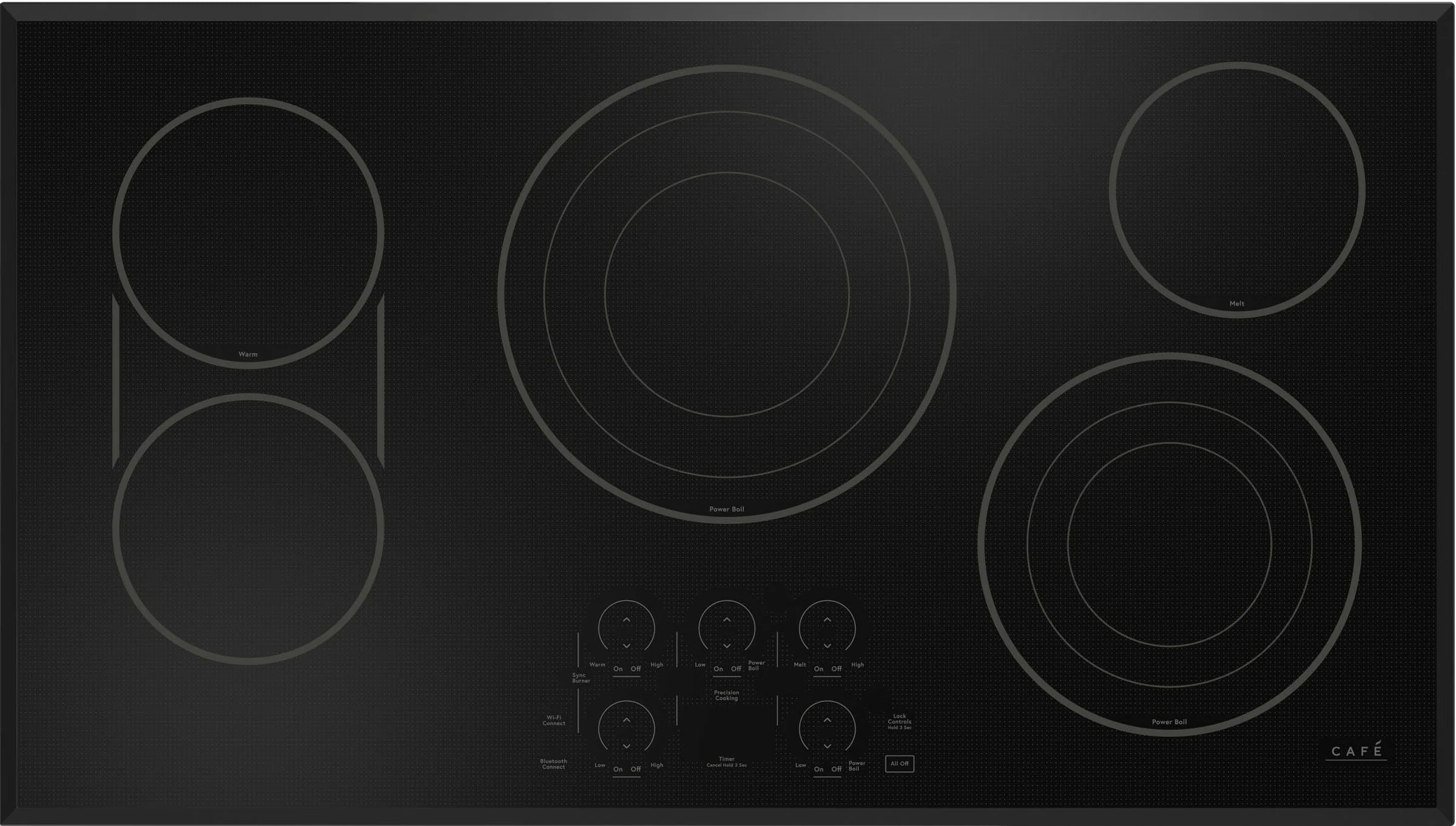 High-Performance CAFÉ™ 36 Touch-Control Electric Cooktop Excellent