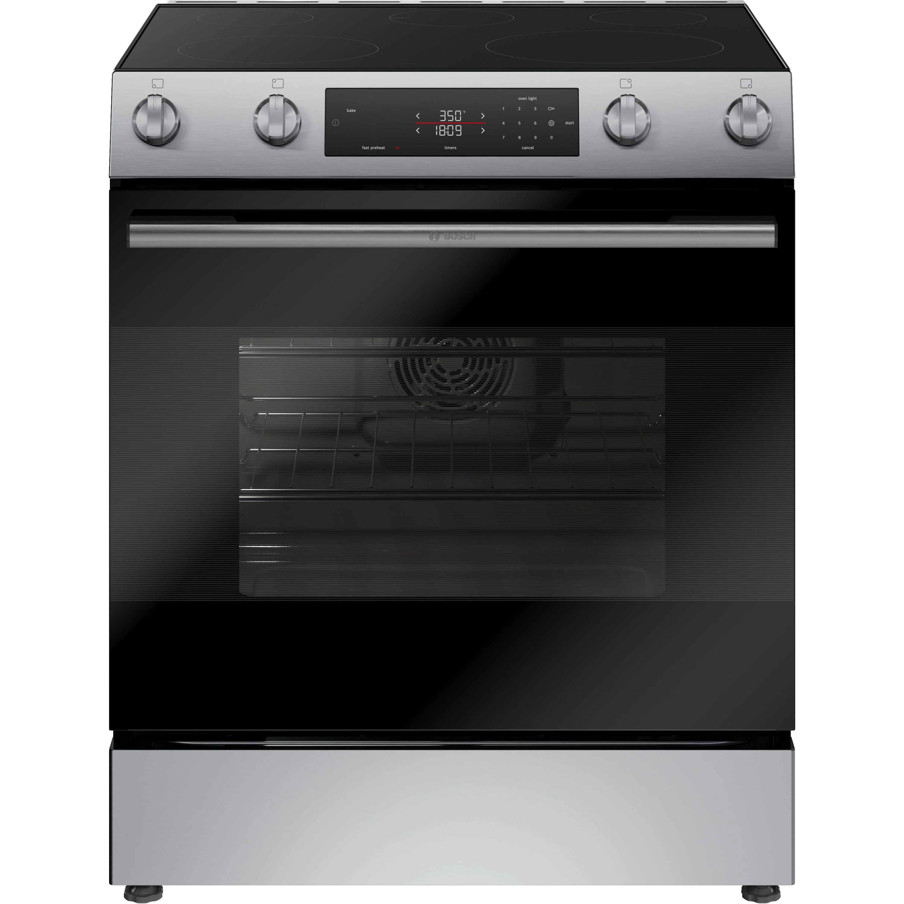 Sophisticated 100 Series Electric standing Range 30” Stainless Steel Clean