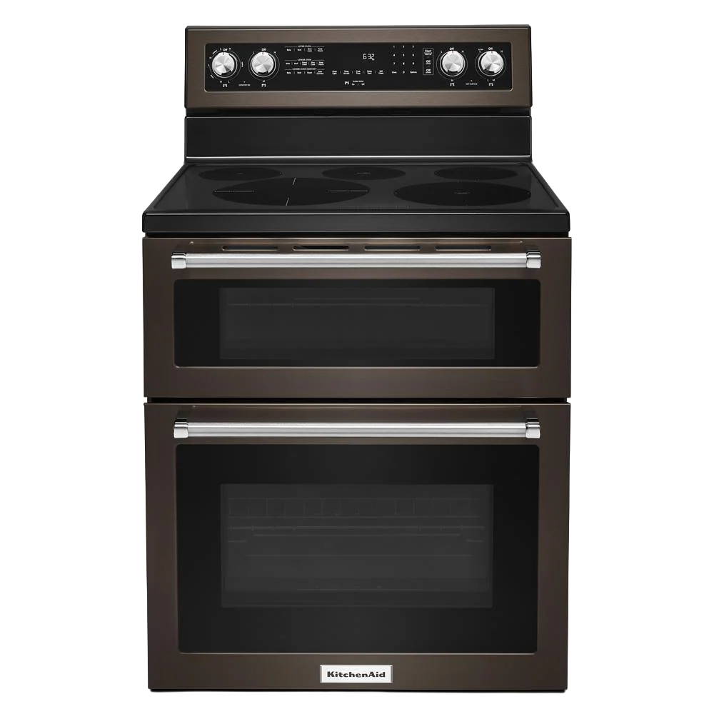 Fine Crafted 30-Inch 5 Burner Electric Double Oven Convection Range Exceptional