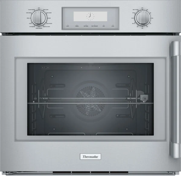 Modern Professional Single Wall Oven 30” Left Side Opening Door Stainless Steel Versatile