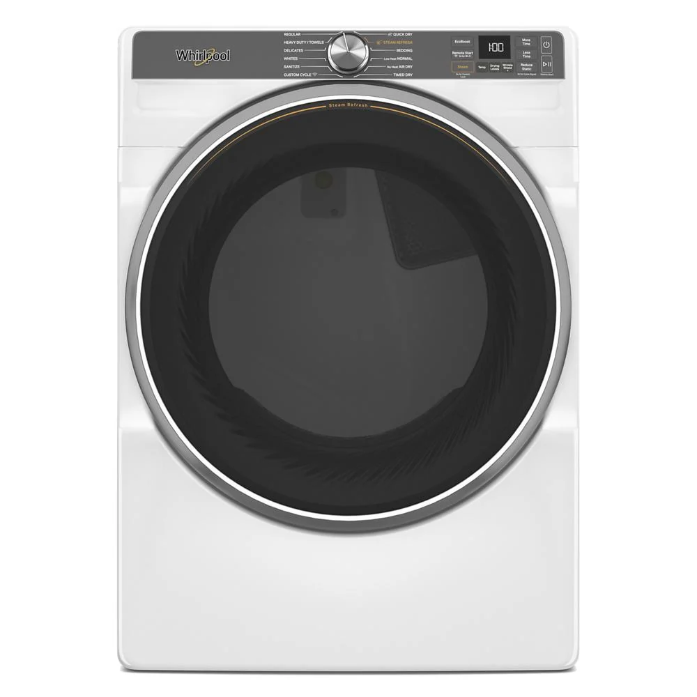 Quality 7.4 cu. ft. Smart Front Load ENERGY STAR® Gas Dryer with Steam Capabilities High-Performance