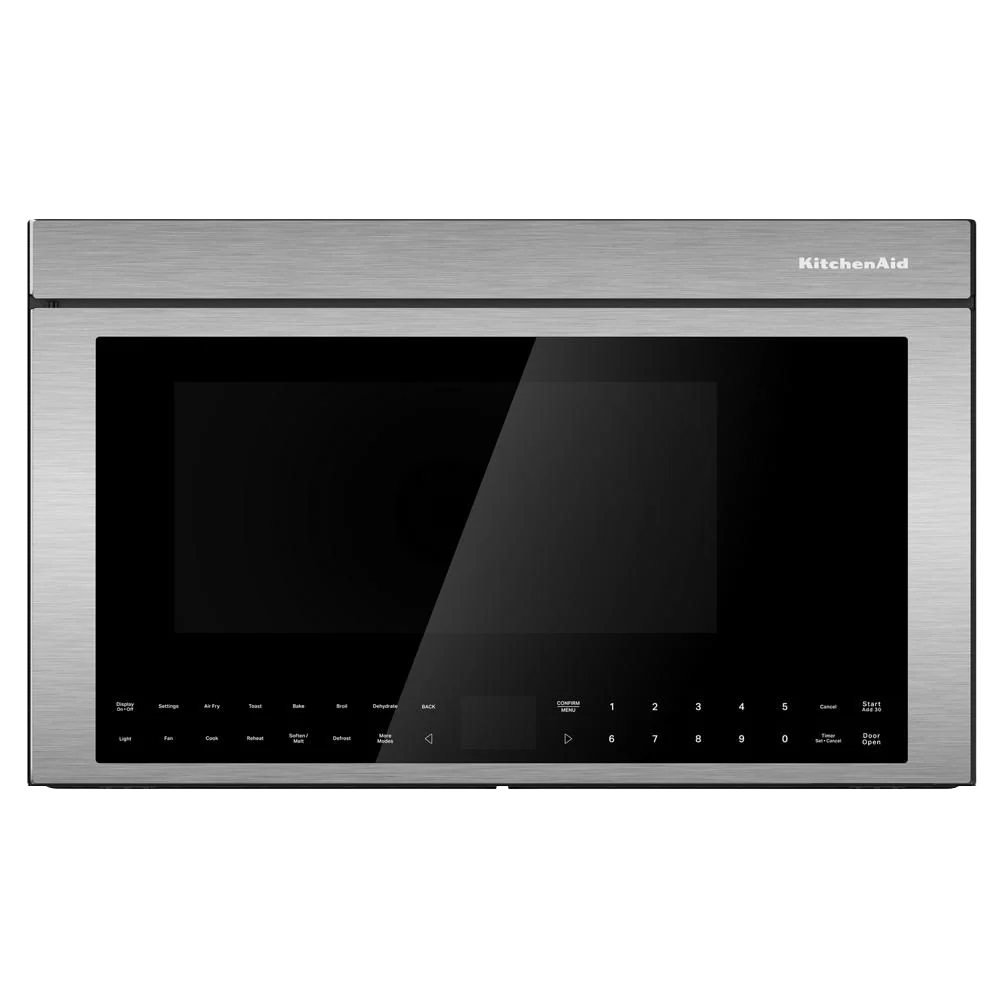 Contemporary KitchenAid® Multifunction Over-the-Range Oven with Infrared Sensor Modes Casual