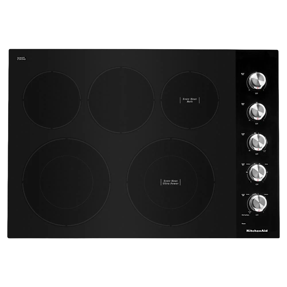 Consistent 30 Electric Cooktop with 5 Elements and Knob Controls Responsible
