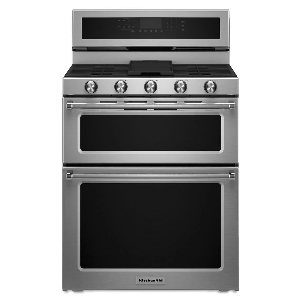Consistent 30-Inch 5 Burner Dual Fuel Double Oven Convection Range Superior