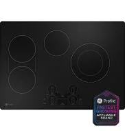 Powerful GE Profile™ 30 Built-In Touch Control Electric Cooktop Original Design