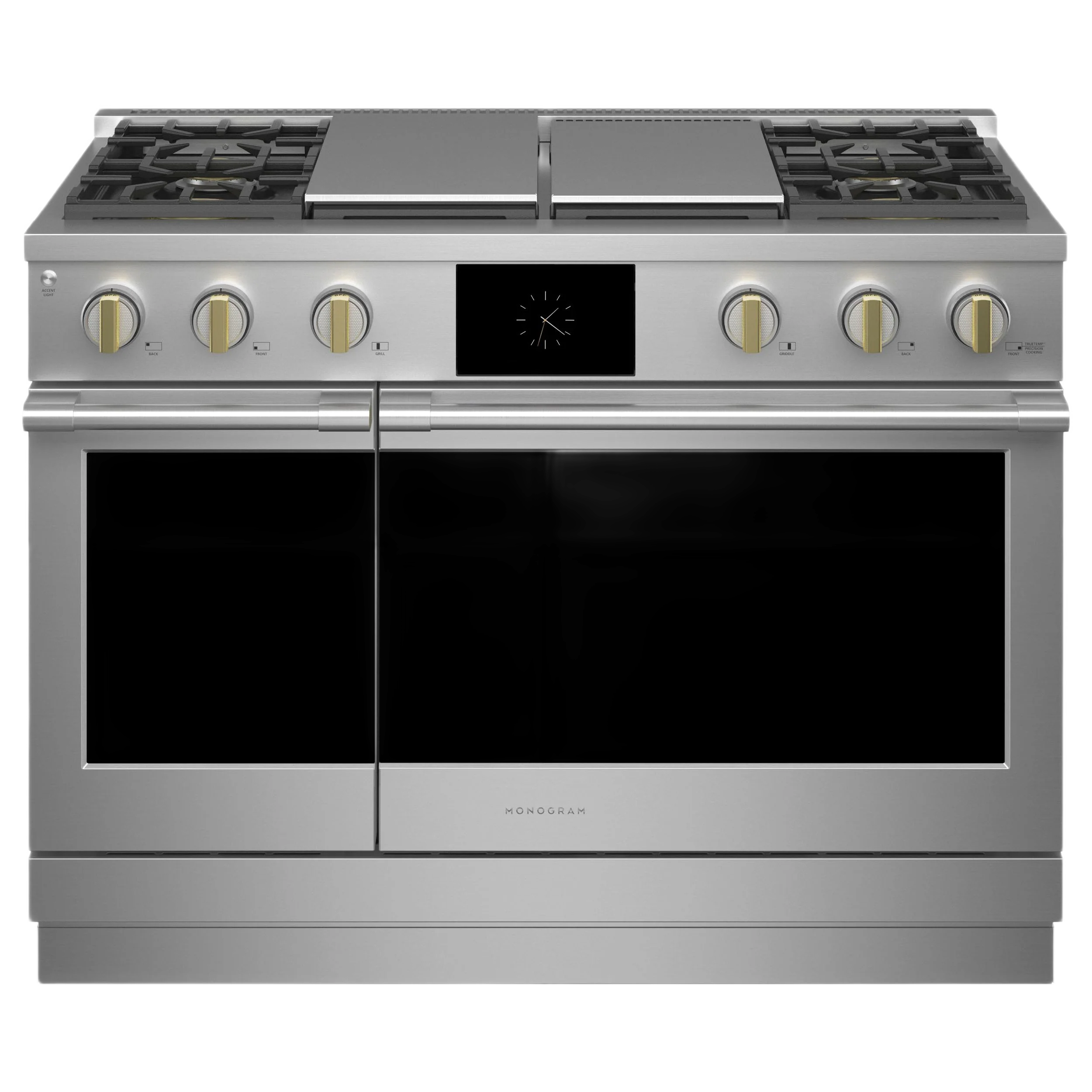 Selected Monogram 48 Dual-Fuel Professional Range with 4 Burners Grill and Griddle Efficient