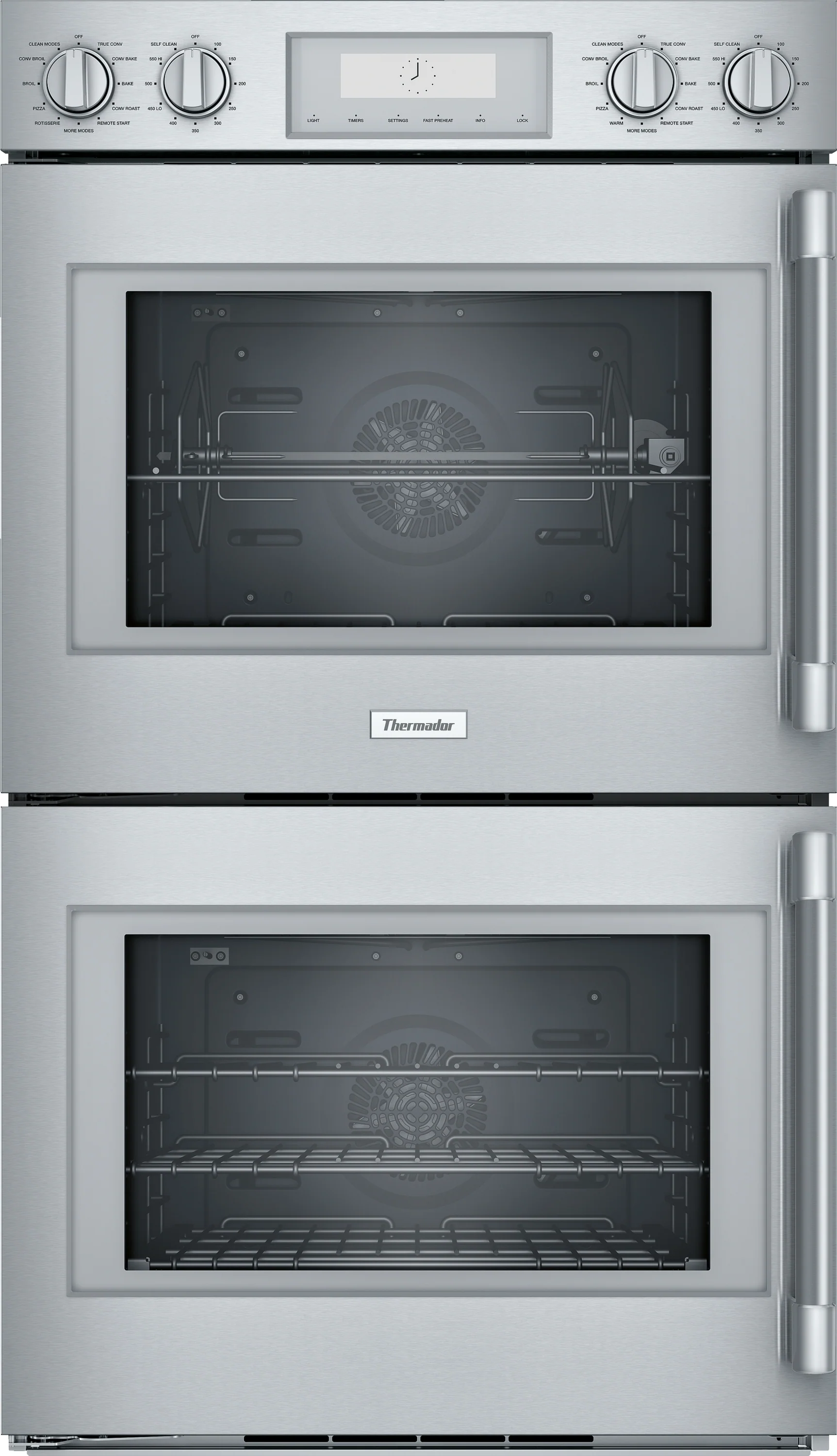 Durable Professional Double Wall Oven 30” Left Side Opening Door Stainless Steel User-Friendly
