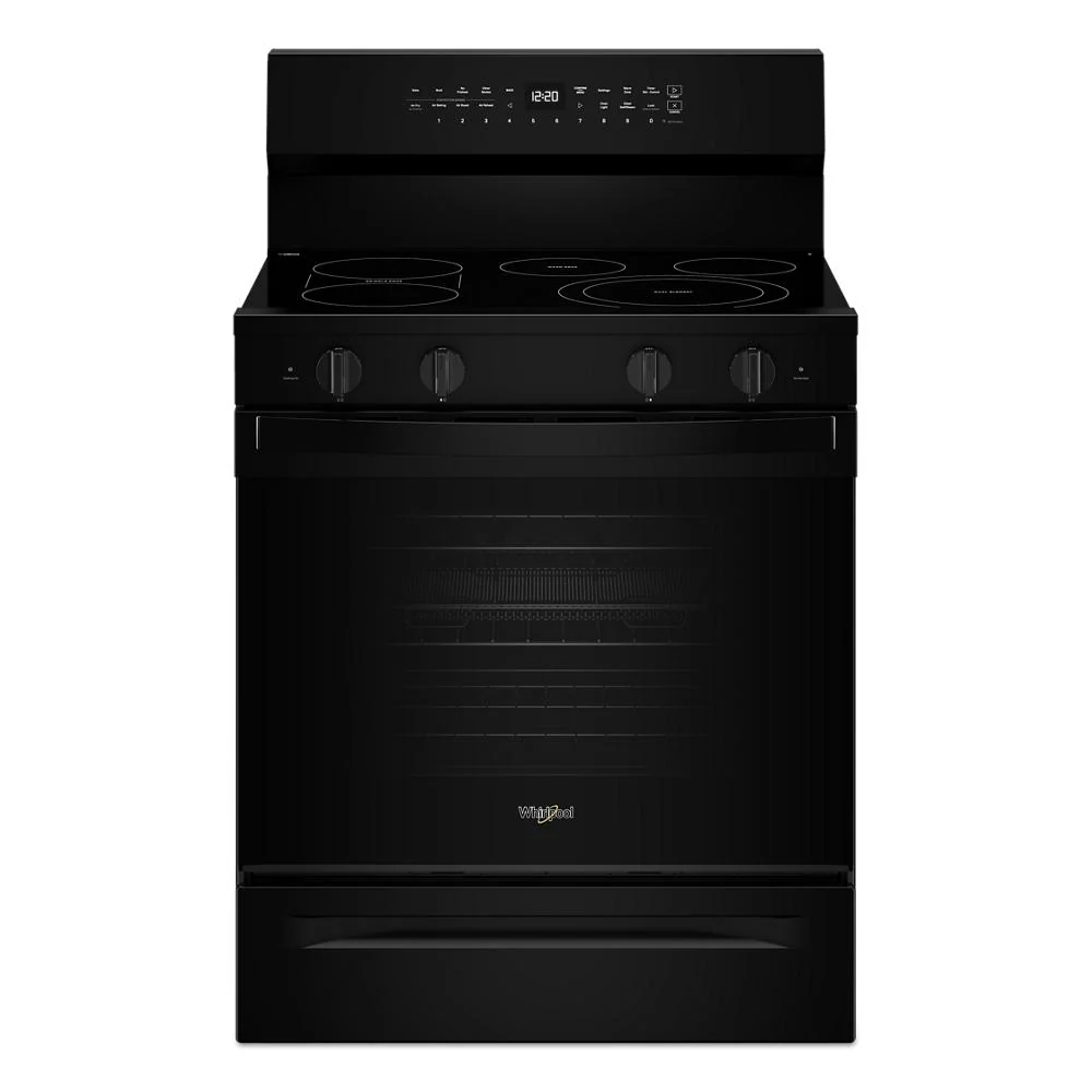 Organic 30-inch Electric Smart Range with Air Cooking Technology No Preheat Air Fry High Speed Preheat Oven WipeClean™ Coating and Steam Self Clean Elite