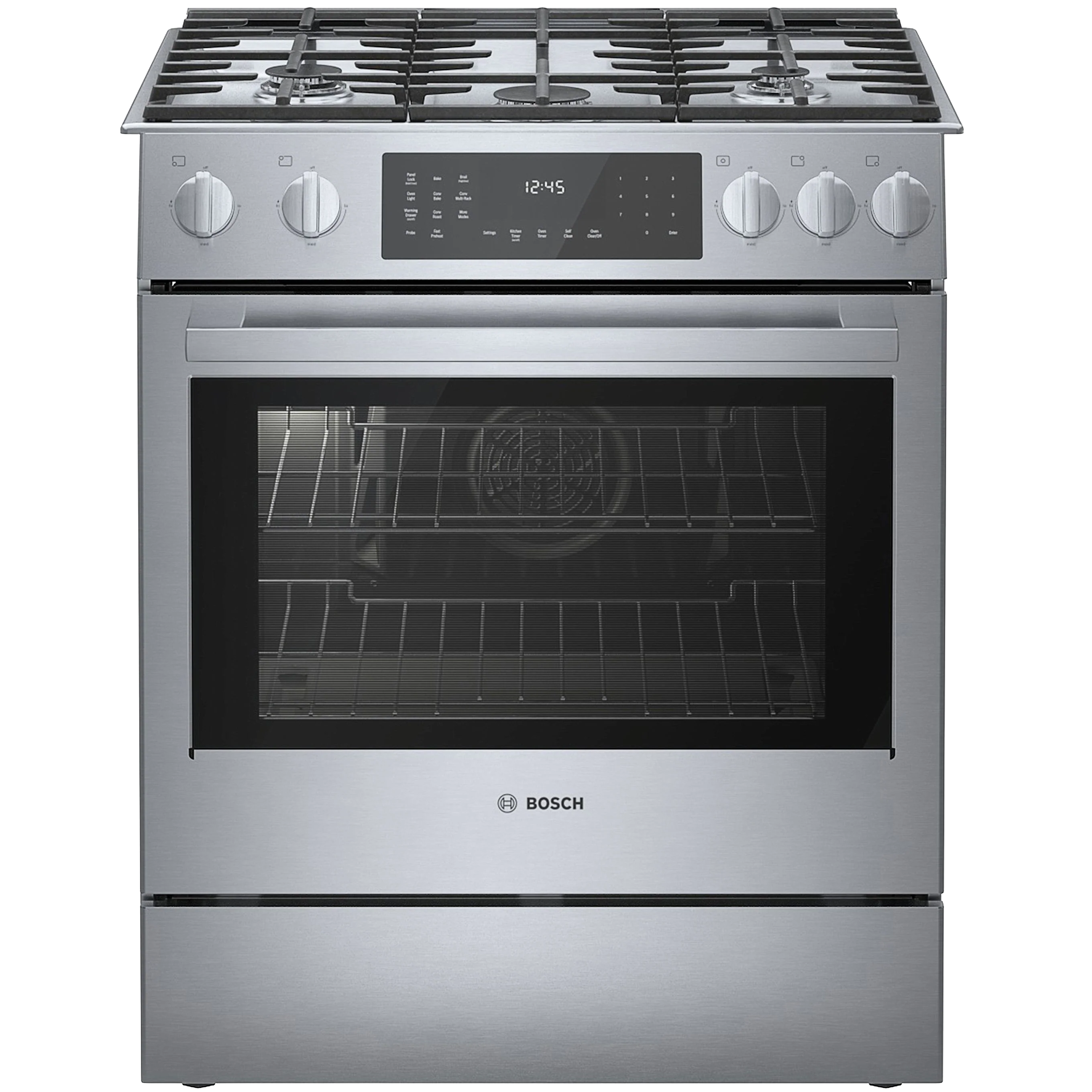 Organic Benchmark™ Dual Fuel Slide-in Range 30” Stainless Steel Modern