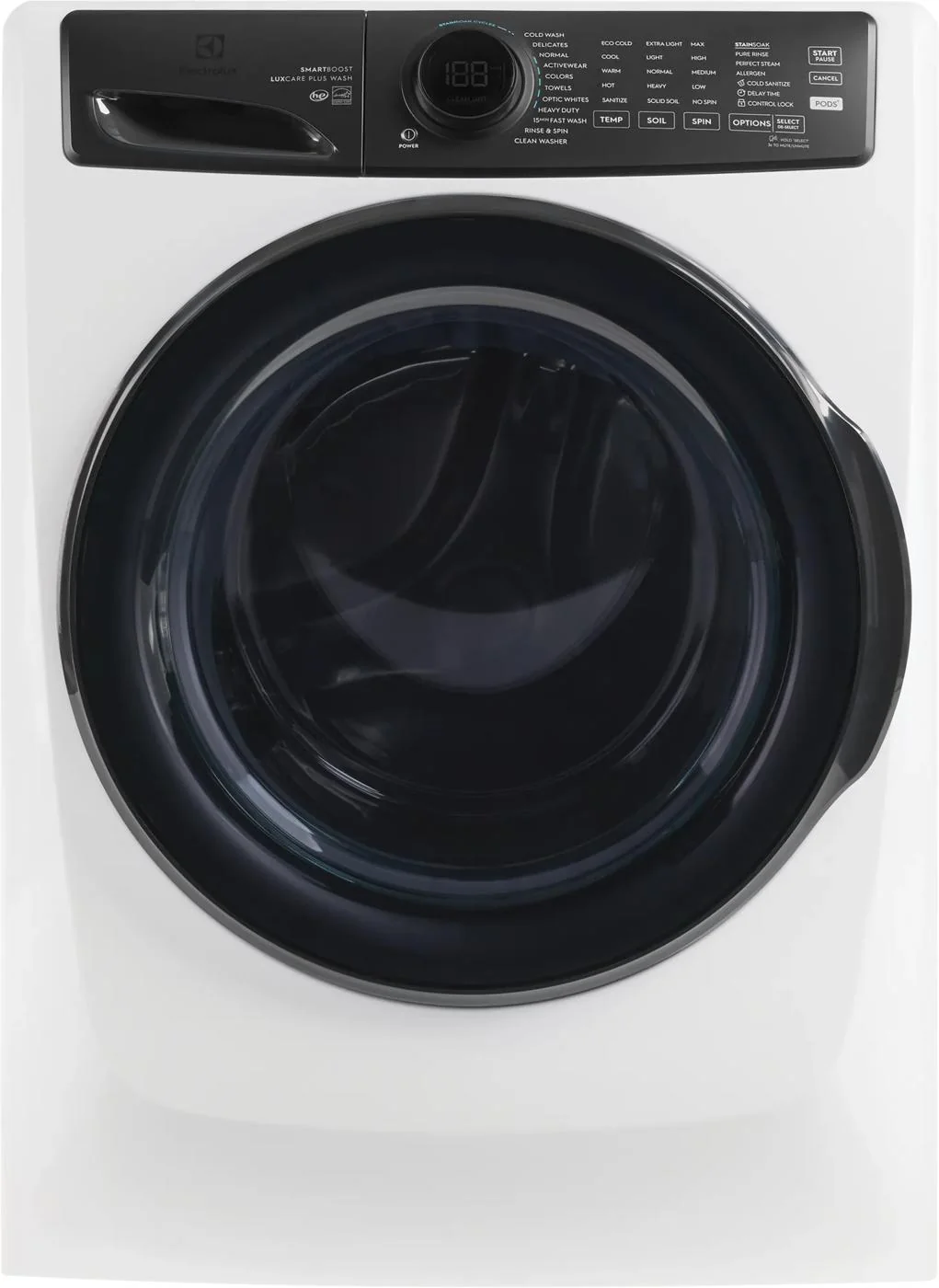 Convenient Front Load Steam™ Washer with LuxCare® Plus Wash and SmartBoost® – 4.5 Cu. Ft. Easy-to-Use