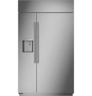 Unique Monogram 48 Built-In Side-by-Side Refrigerator with Dispenser Breathable