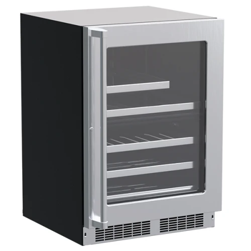 Trendy 24-IN PROFESSIONAL BUILT-IN DUAL ZONE WINE AND BEVERAGE CENTER Exclusive
