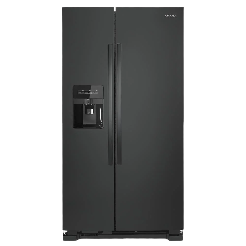 Fast 36-inch Wide Side-by-Side Refrigerator with Dual Pad External Ice and Water Dispenser – 25 Cu. Ft. User-Friendly