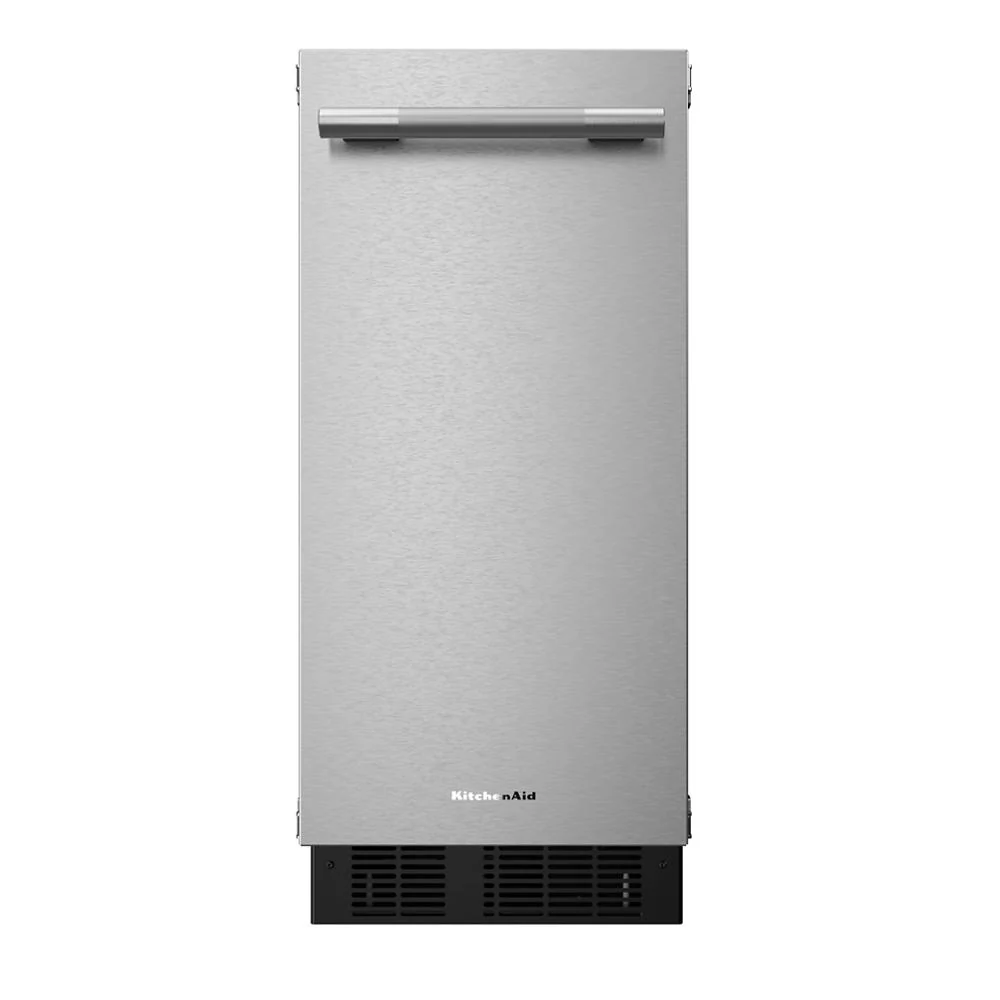 Recyclable 15-Inch Automatic Ice Maker with Clear Ice Technology in PrintShield® Finish Versatile