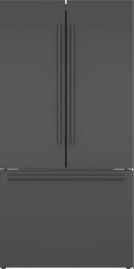 Casual 800 Series French Door Bottom Mount Refrigerator 36” Black Stainless Steel Premium Material