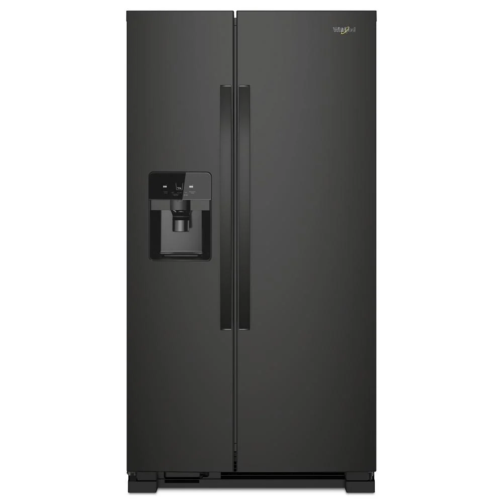 Dependable 36-inch Wide Side-by-Side Refrigerator – 25 cu. ft. Stylish
