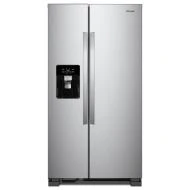 Responsible 33-inch Wide Side-by-Side Refrigerator – 21 cu. ft. Effective