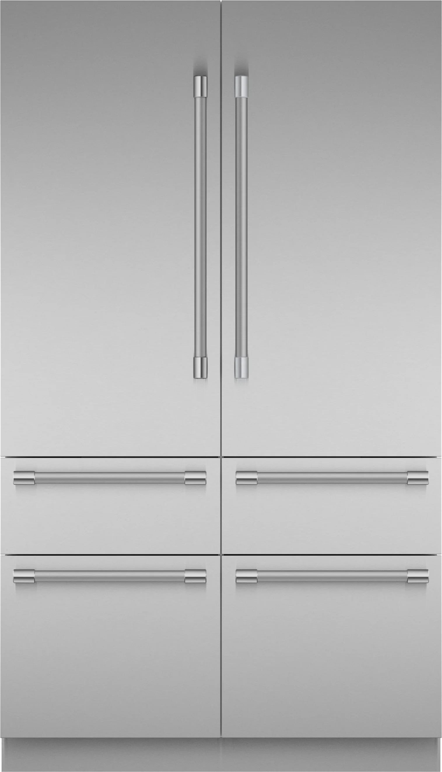 Healthy dom® Built-in French Door Bottom zer Stainless Steel Luxury