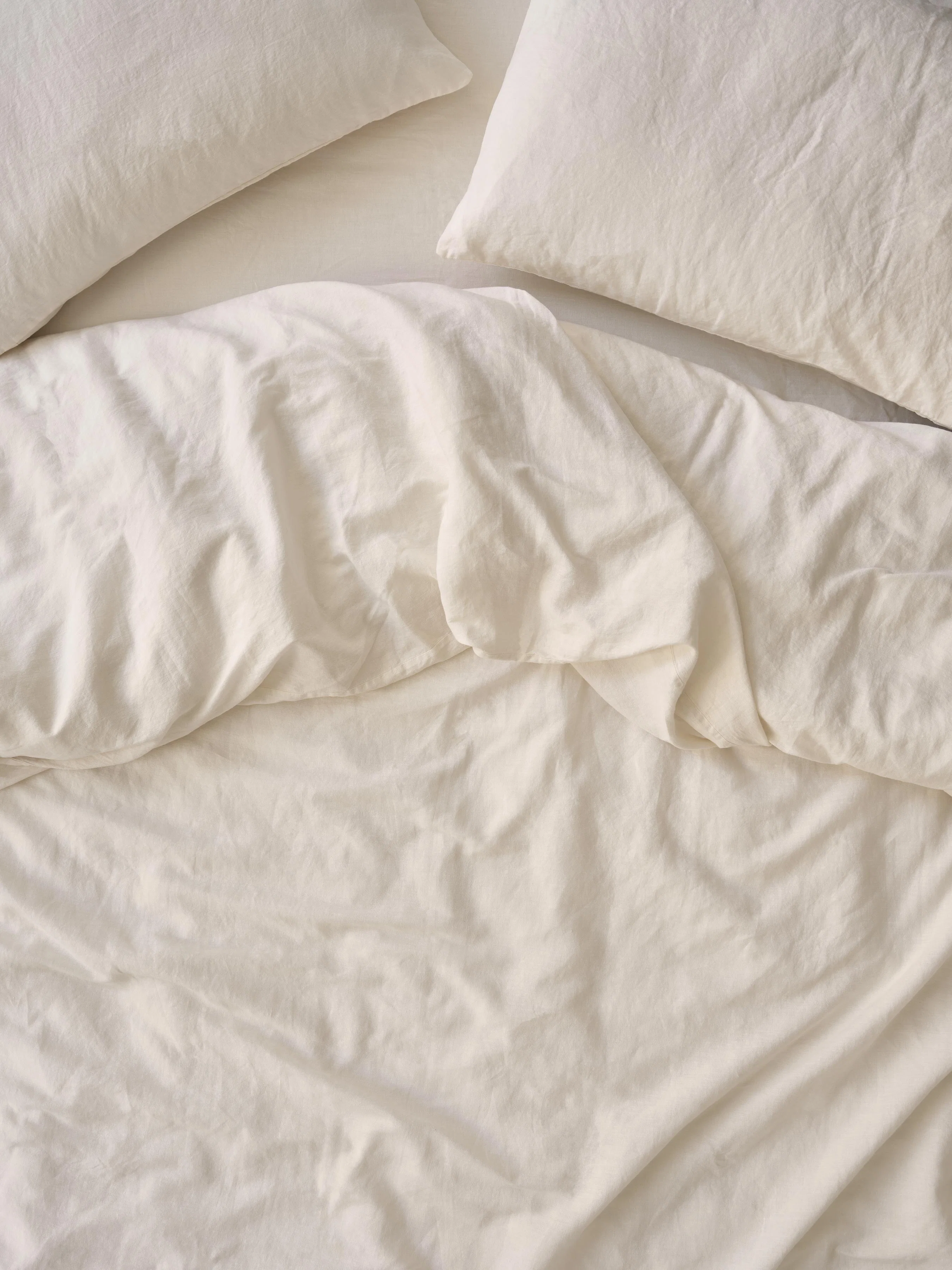 Elegant Pearl Linen Blend Duvet Cover Innovative