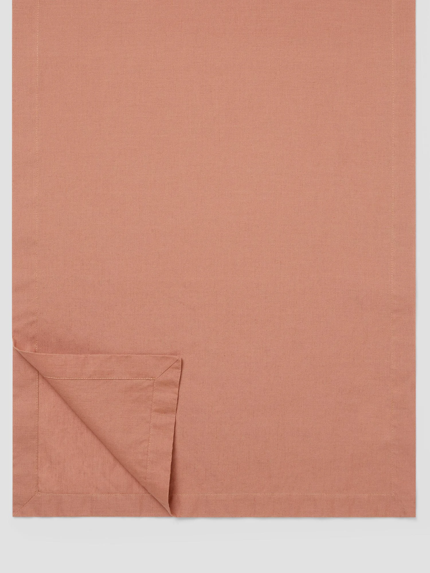 Soft Warm Clay Linen Blend Table Runner Smart