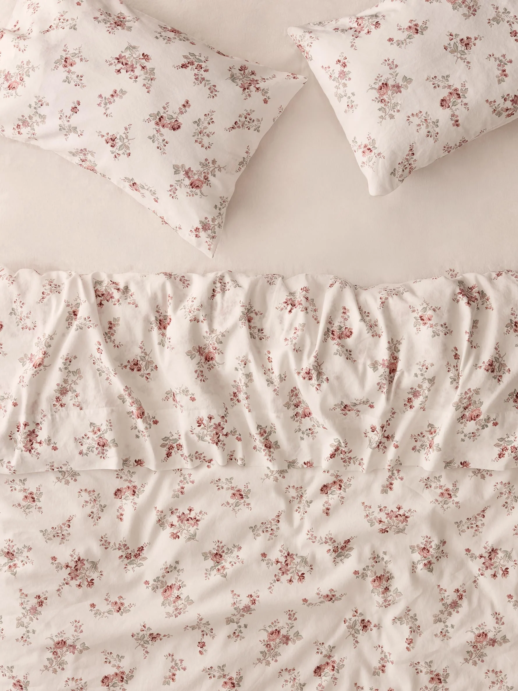 Environmentally Friendly Dusty Pink Heirloom Rose Linen Blend Duvet Cover Modern
