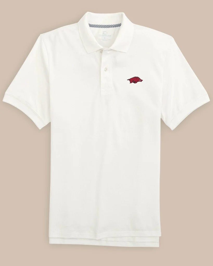 Expertly Made Arkansas Razorbacks Skipjack Polo Excellent