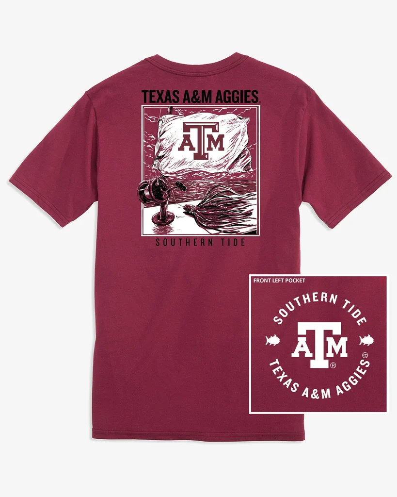 Exclusive Texas A M Aggies Fishing Flag T-Shirt Consistent