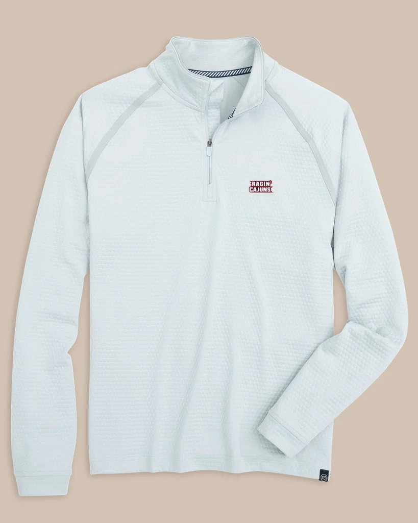 User-Friendly University of Louisiana-Lafayette Scuttle Heather Quarter Zip High-Quality