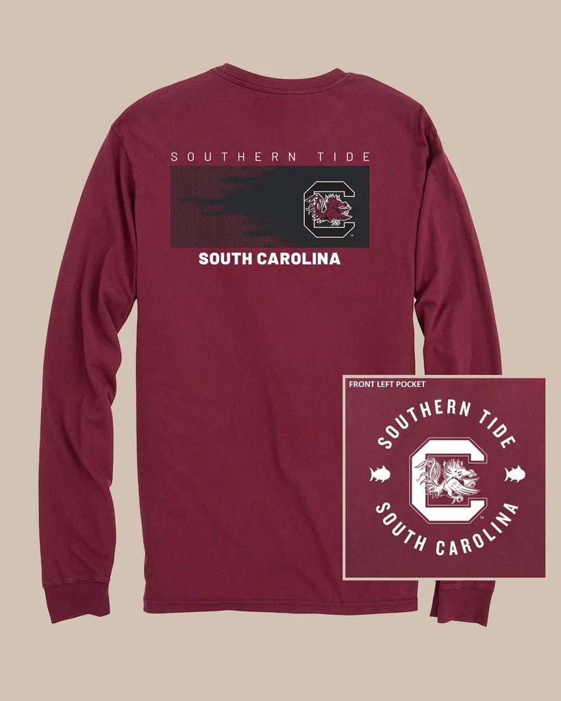 Specialty South Carolina Gamecocks Gameday Hexagon Gradient T-Shirt Crafted