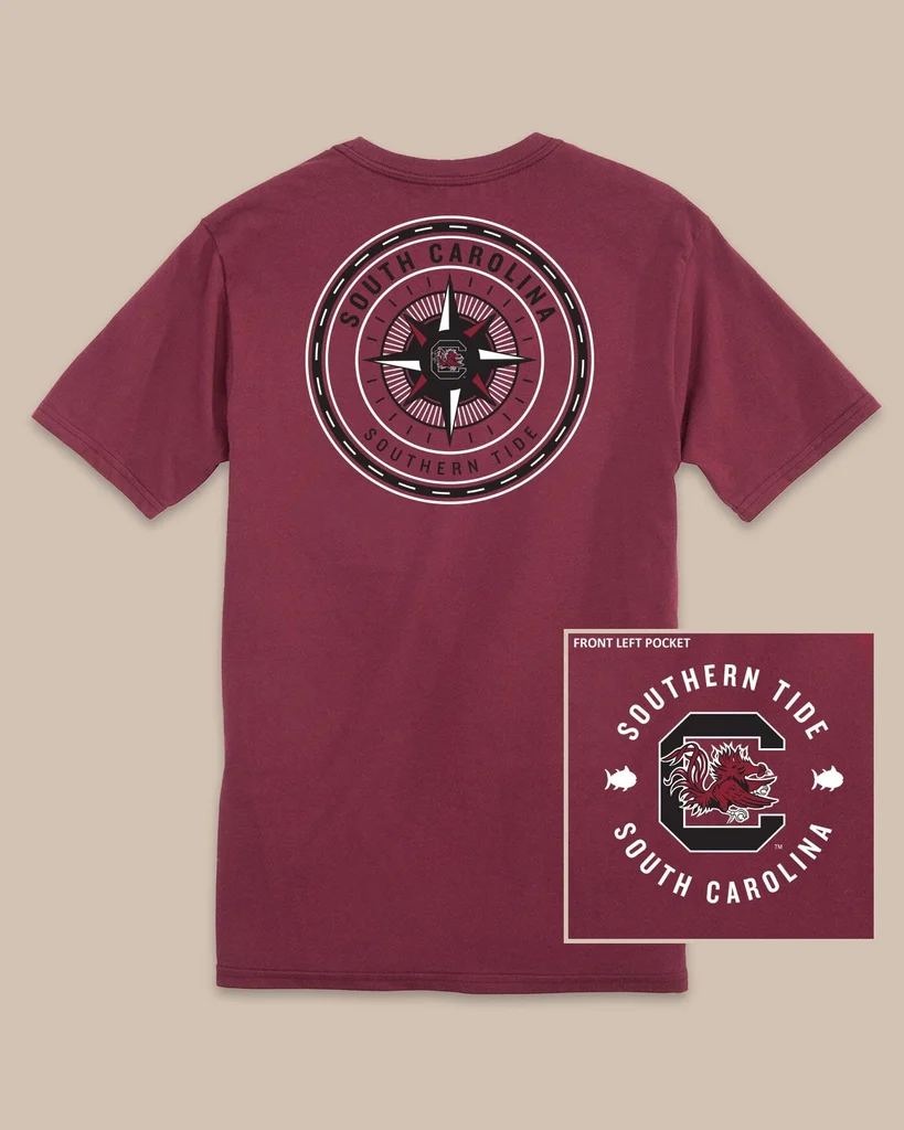 Prestigious USC Gamecocks Gameday Collegiate Compass T-Shirt Relaxed