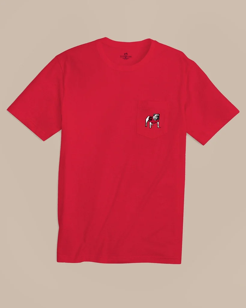 Unique Georgia Bulldogs Gameday Embroidered Short Sleeve T-Shirt Efficient