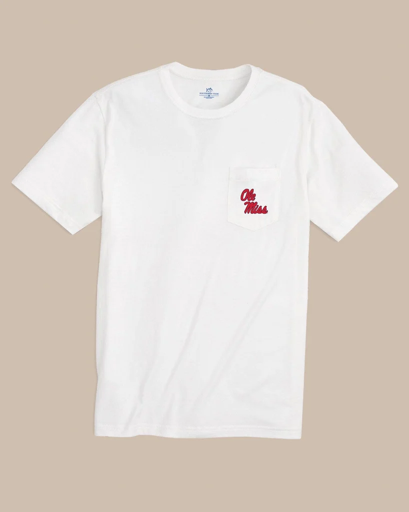 Quality Ole Miss Rebels Gameday Embroidered Short Sleeve T-Shirt Comfortable