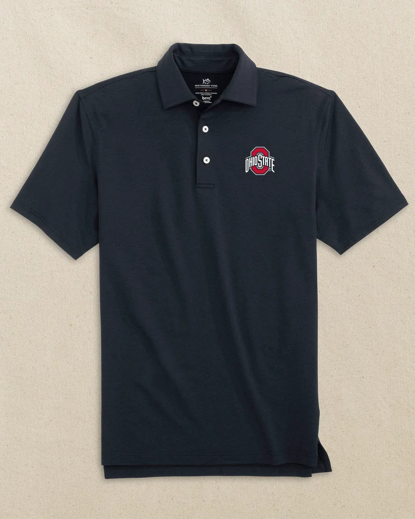 Fashionable Ohio State Buckeyes brrr°®-eeze Heather Performance Polo First-Class