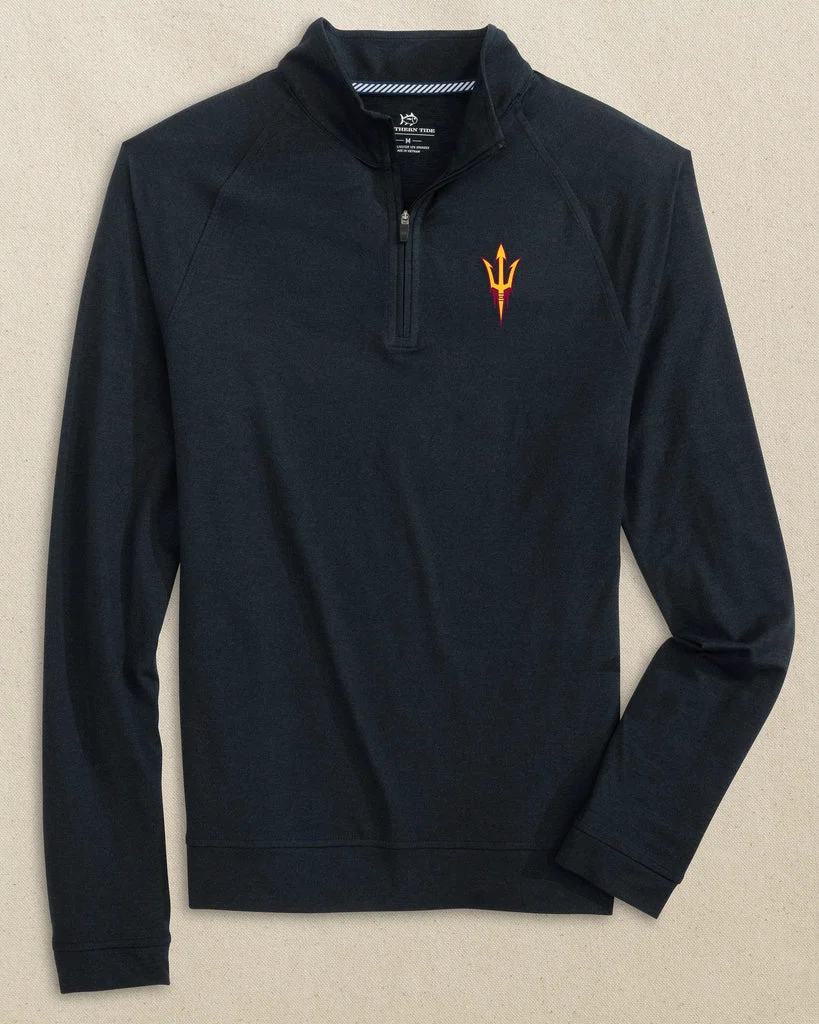 Casual Arizona State Sun Devils Cruiser Heather Quarter Zip Pullover Powerful