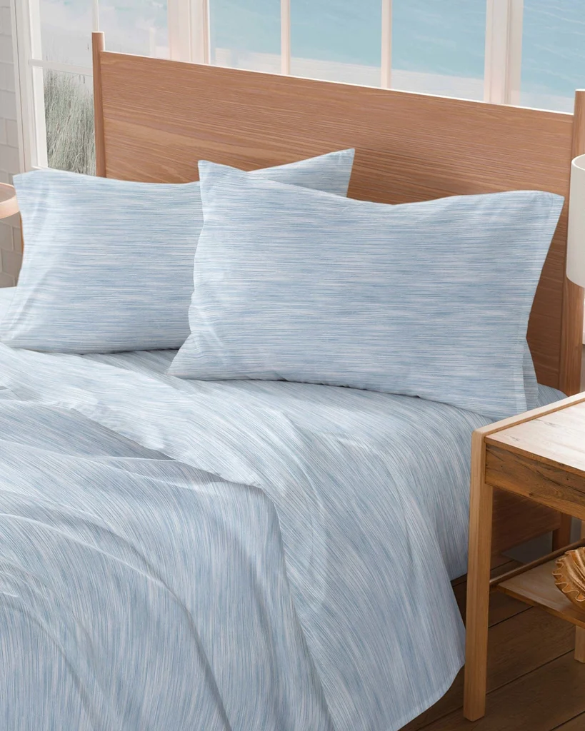 Comfortable Distressed Stripe Sheet Set Refined