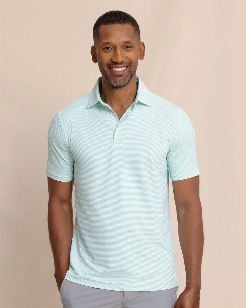 Superior brrr°®-eeze Meadowbrook Stripe Polo Excellent