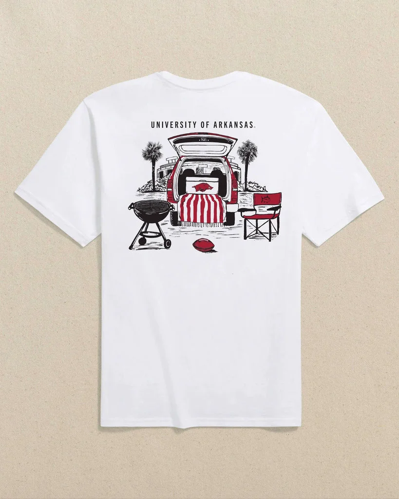 Healthy Arkansas Razorbacks Stadium View Short Sleeve T-Shirt Expertly Made