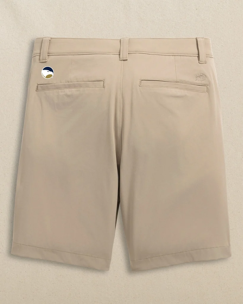 Natural Georgia Southern Eagles Birdie 8 Coastal Breeze® Performance Short World-Class