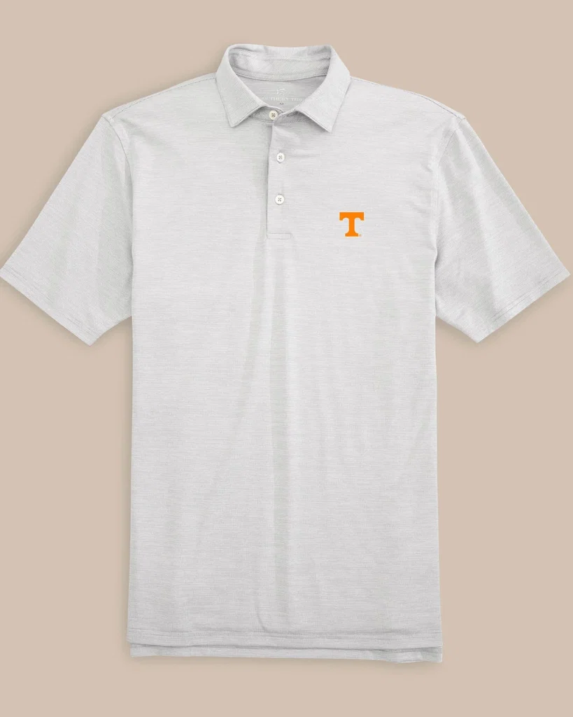 Crafted Tennessee Vols Driver Spacedye Polo Shirt Enhanced