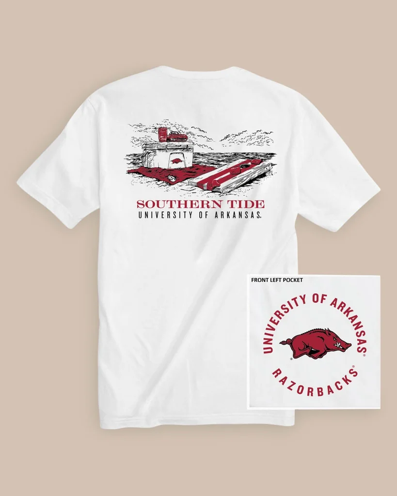Authentic Arkansas Razorbacks Beach Cornhole T-Shirt Sustainable