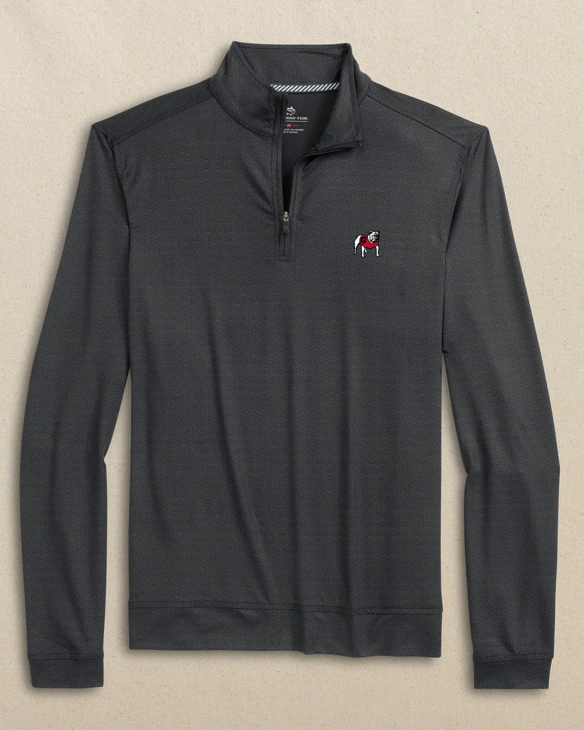 Smooth Georgia Bulldogs Cruiser ST Geo Printed Quarter Zip Lightweight