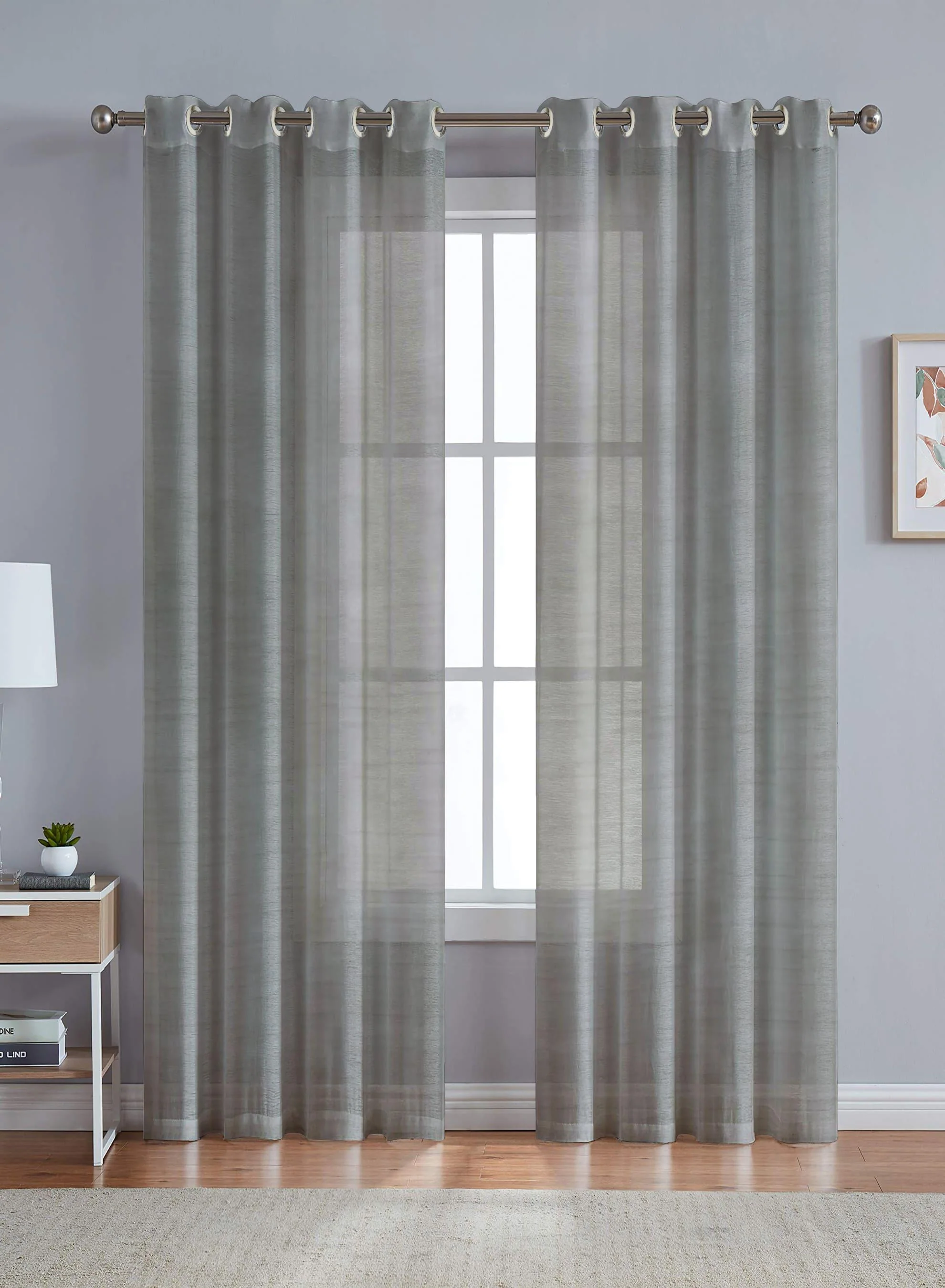 Trendy Venezia Sheer Curtains Airy Minimal Elegant Gray Set of 2 Fully CustomizableThe Guide to Measuring and Choosing Curtains Flexible