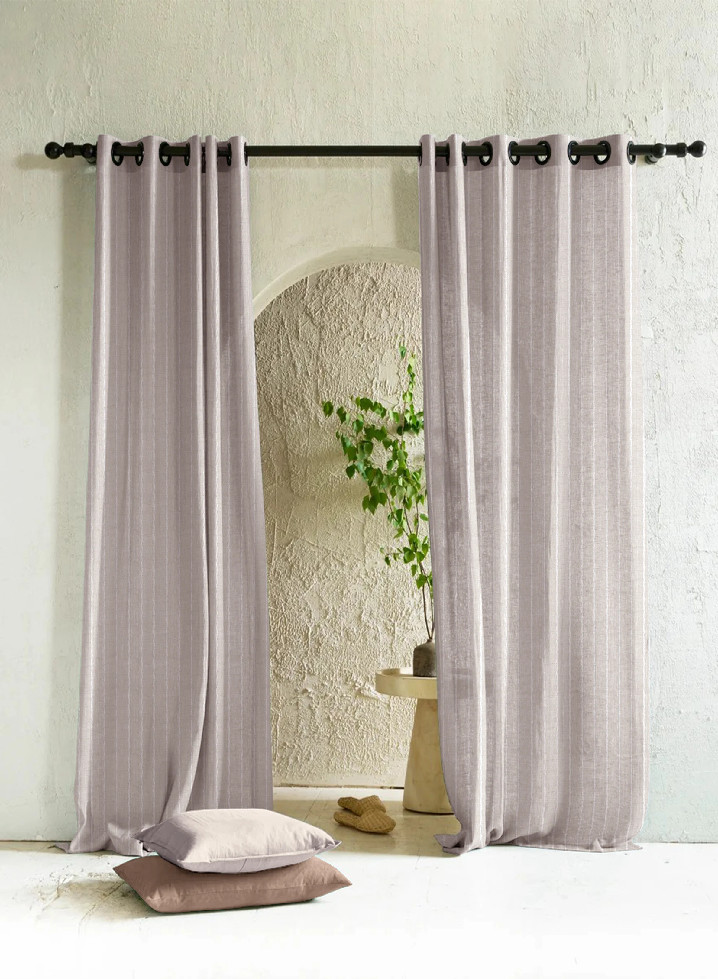 Trusted Evok Striped Sheer Curtains Subtle Stripes Soft Light Filter Gray Set of 2 Fully CustomizableThe Guide to Measuring and Choosing Curtains Authentic