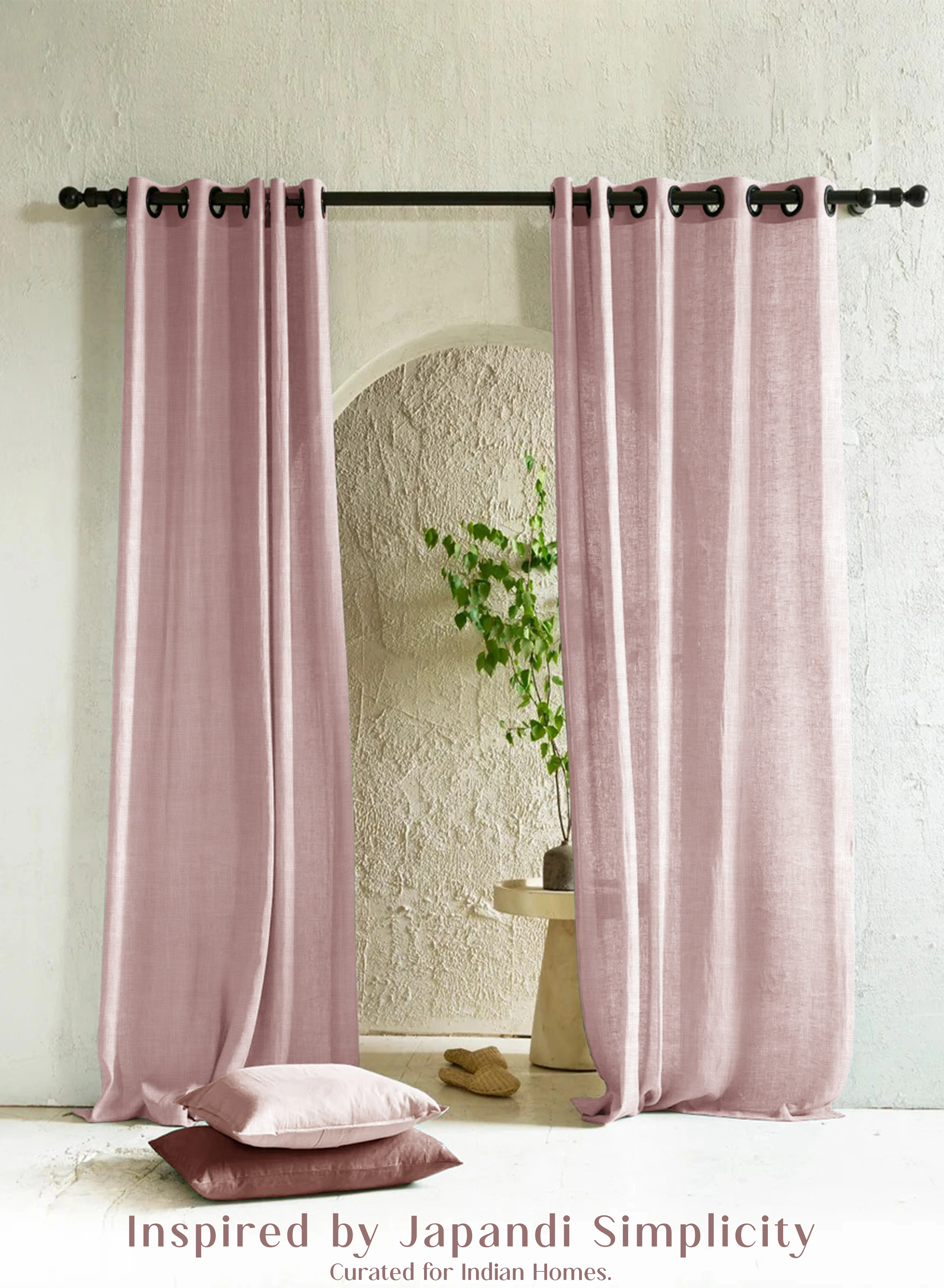 Professional Amore Plain Sheer Curtains Airy Elegance Soft Light Filter Deep Blush Set of 2 Fully CustomizableThe Guide to Measuring and Choosing Curtains Elegant