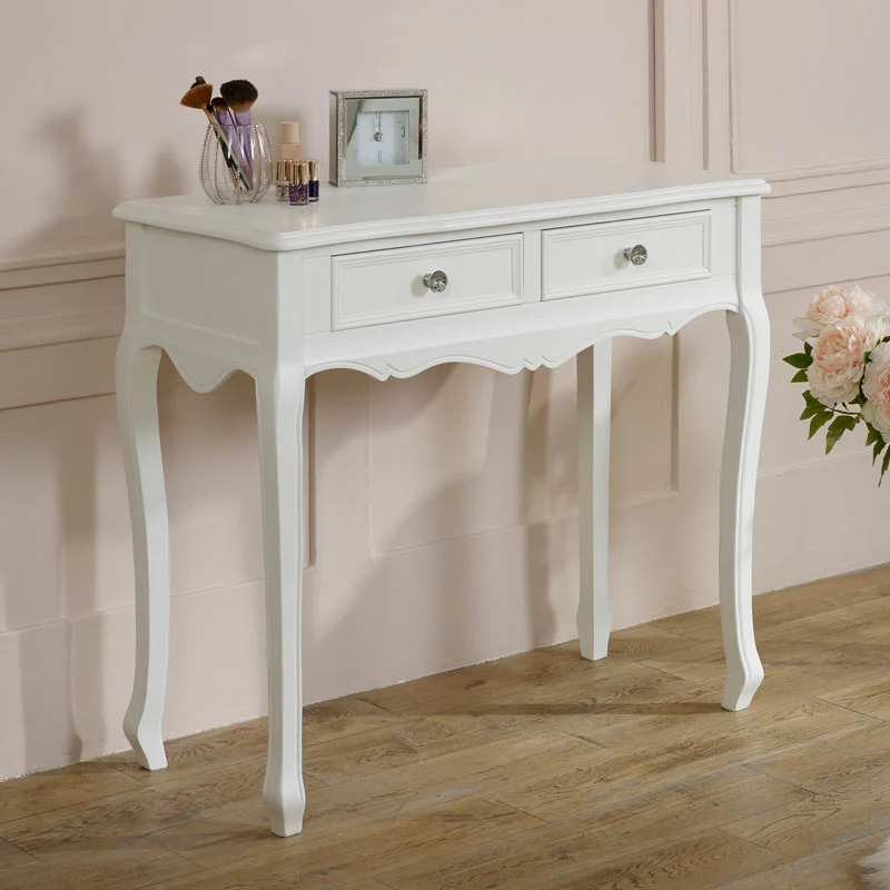 Prestigious White Console Dressing Table – Victoria Range Optimized