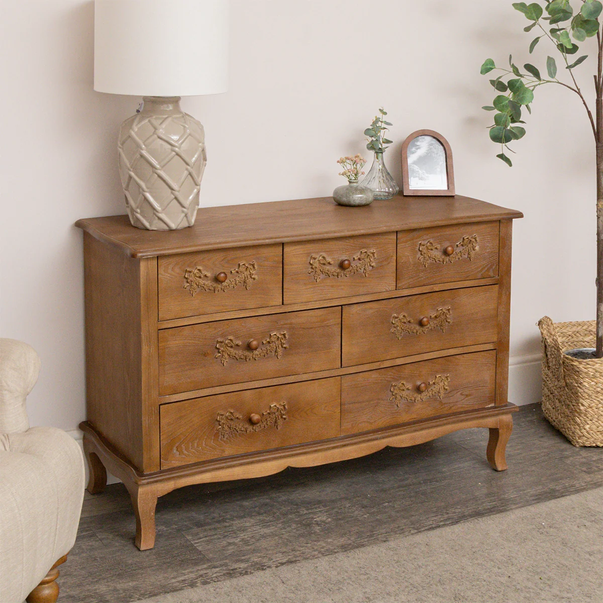 Minimalist Wooden 7 Drawer Chest of Drawers – Pays Du Bois Range Pure