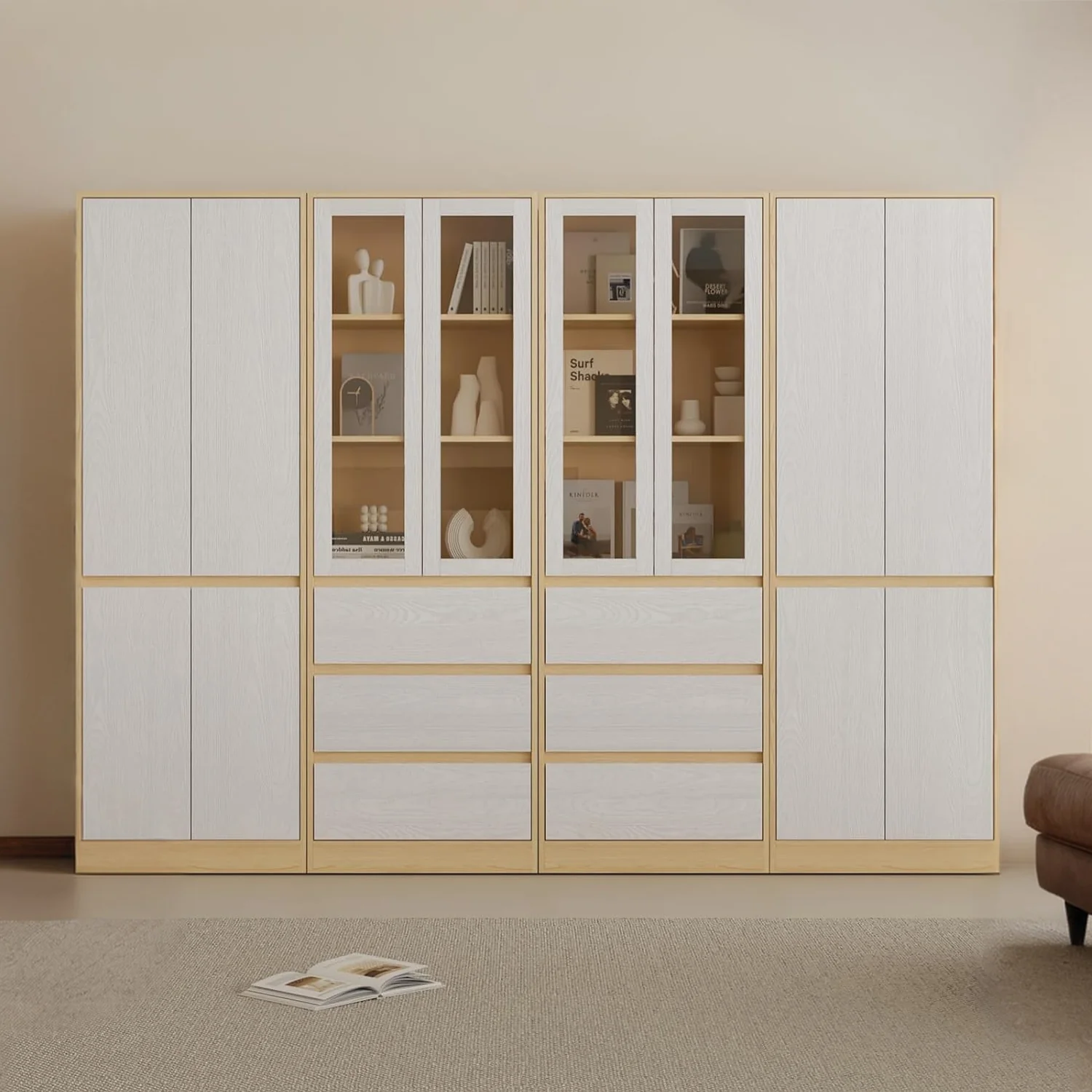 Healthy Combination Furniture File Cabinets Bookcases Storage Shelves 4pcs Set BBDD Combination Furniture File Cabinets Bookcases Storage Shelves 4pcs Set BBDD Effective